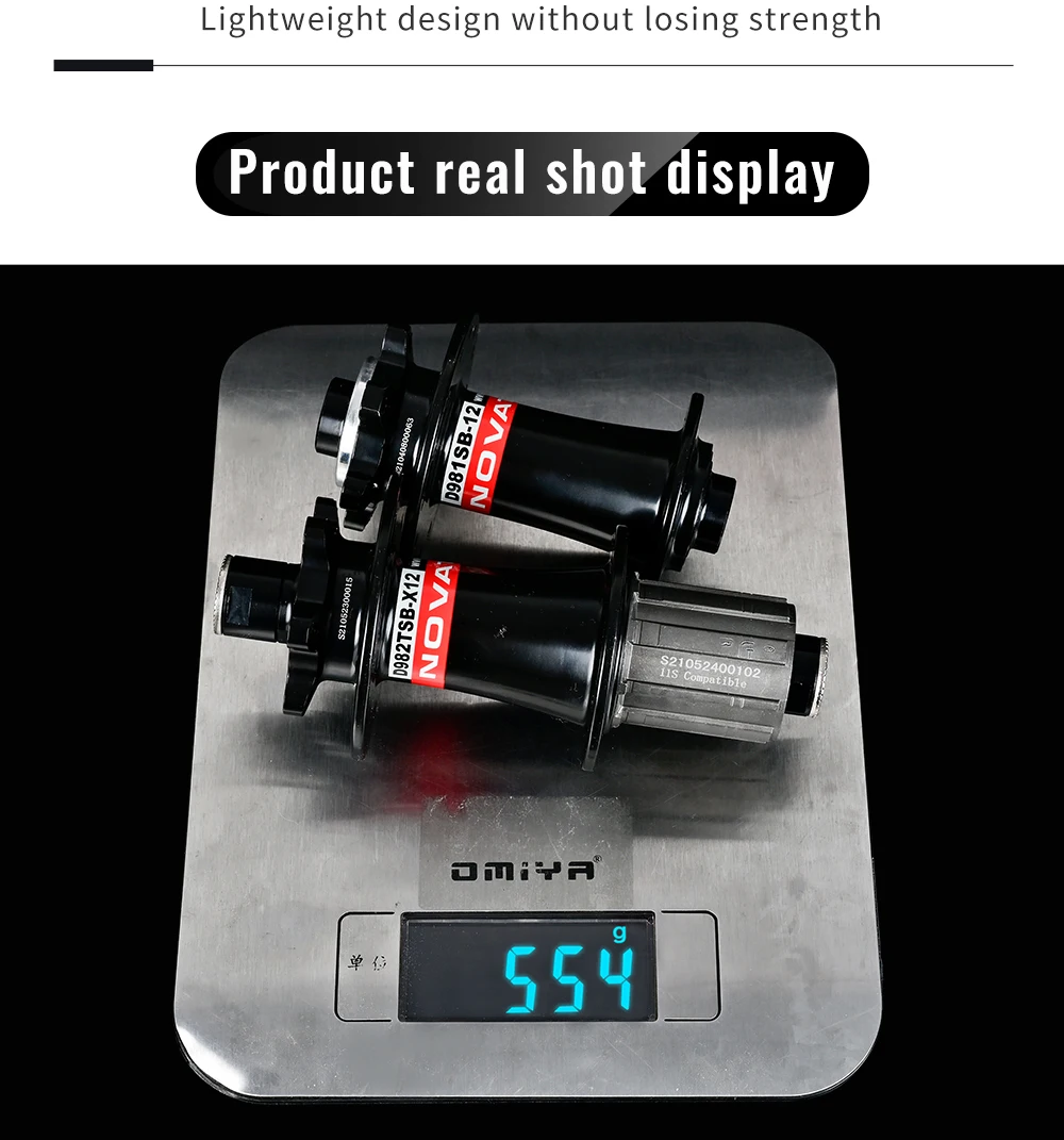 NOVATEC D981SB-12 D982SB-12 100 x12MM 142x12MM 28 löcher Vorne und Hinten Rennrad Disc Bremse lager Fahrrad Hub Für HG 8 9 10 11S – Detail 21