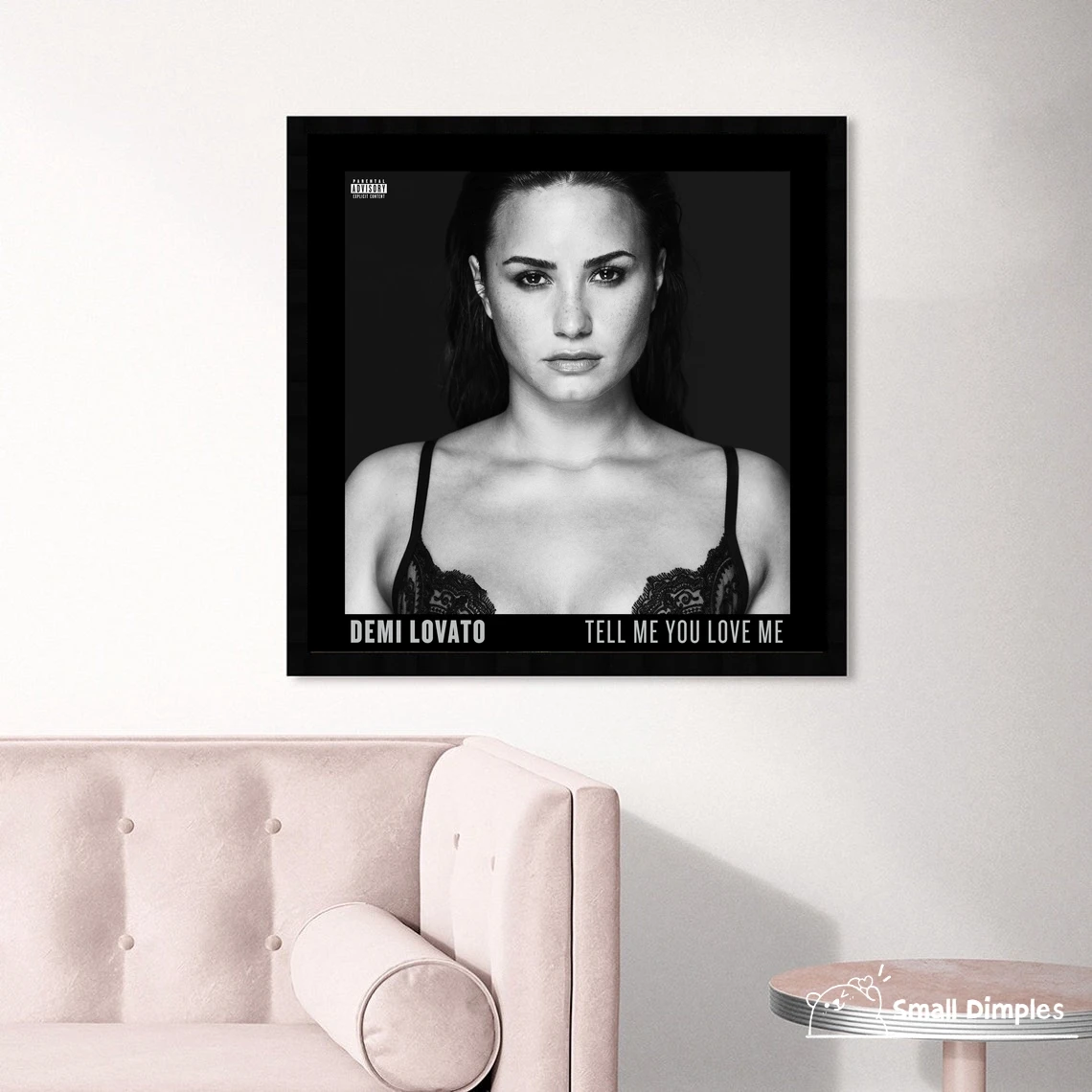 ديمي لوفاتو أخبرني أنك أحبني غلاف ألبوم الموسيقى المشارك قماش الفن طباعة ديكور المنزل طلاء جدران (بدون إطار) #5