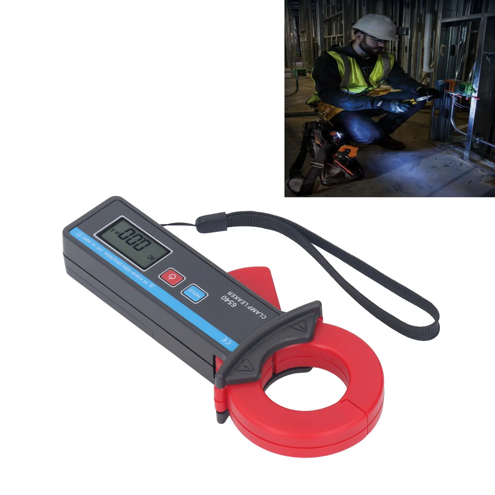 تسرب فك التيار متر عالية الدقة الرقمية تسرب المحمولة مقياس التيار الكهربائي 40 مللي متر الفك حجم ETCR6540 المحمولة المشبك مقياس التيار الكهربائي