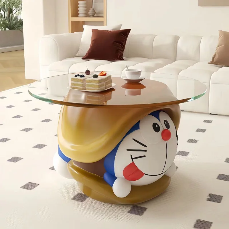 New Cartoon Living Room Household Coffee Table, Floor-standing Bedside Table, Decorative Ornaments, Shoe Changing Stool