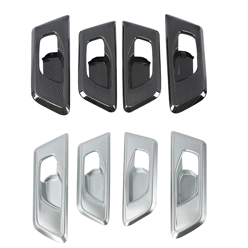 

4pcs Car Inner Door Cover Handle Panel Frame Trims ABS Carbon Fiber look Fit for Honda CR-V 2017 2018 2019 2020 2021