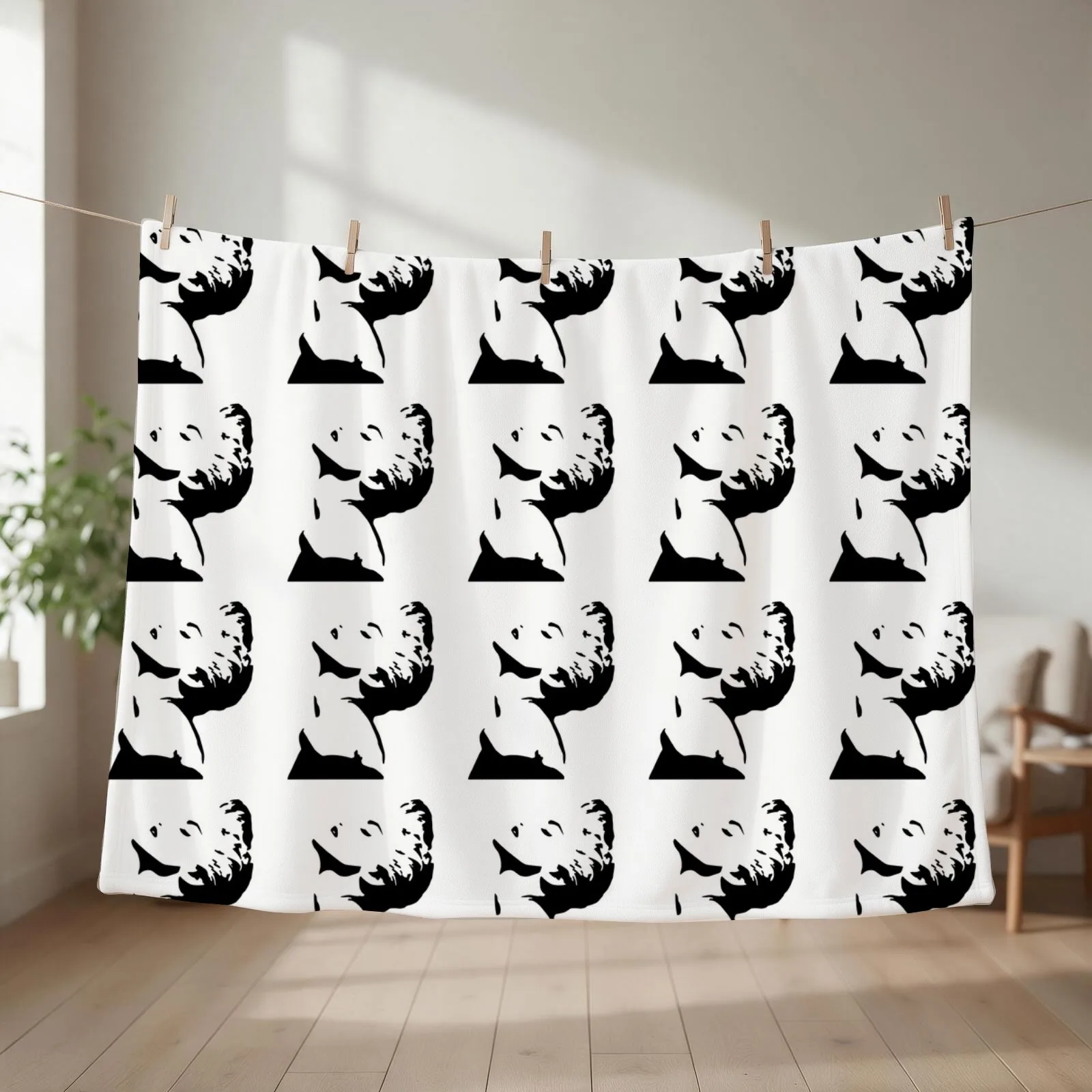 Madonna True Blue Cover Album Throw Blanket Decorative Sofas funny gift Heavy Softest Blankets
