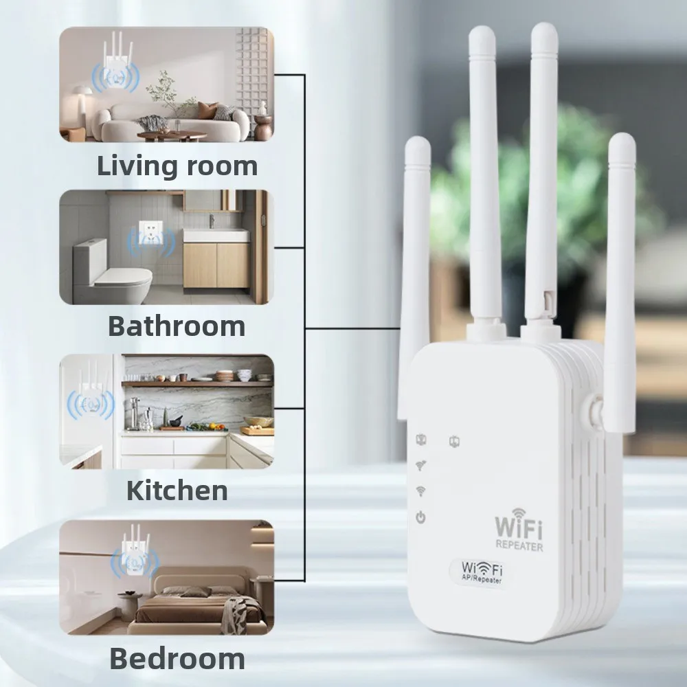 Amplificateur WiFi sans fil 300Mbps, routeur 2.4 GHz, amplificateur de Signal Wi-Fi, répéteur WIFI EU US TV