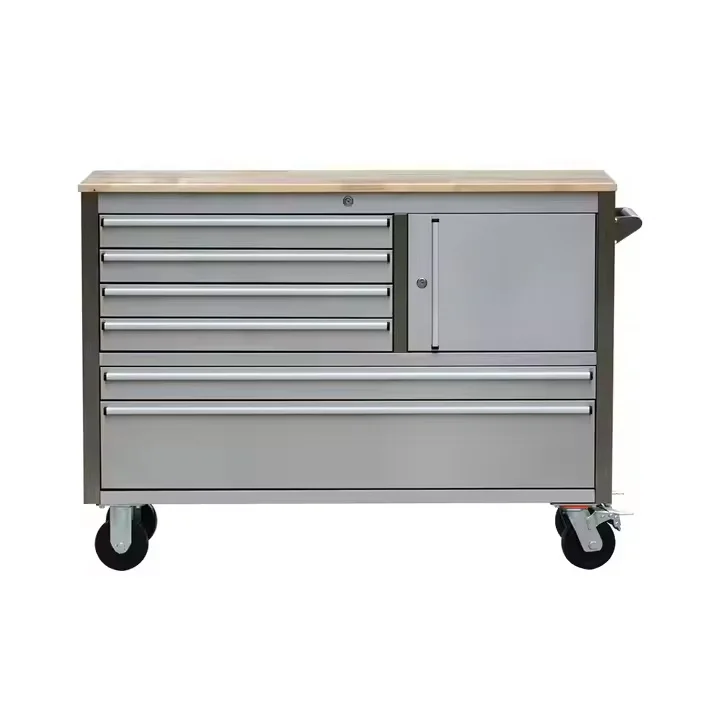 Moisture Resistant Armario De Ferramentas Heavy Duty 430 Stainless Steel Rolling Tool Cabinet for Workshop