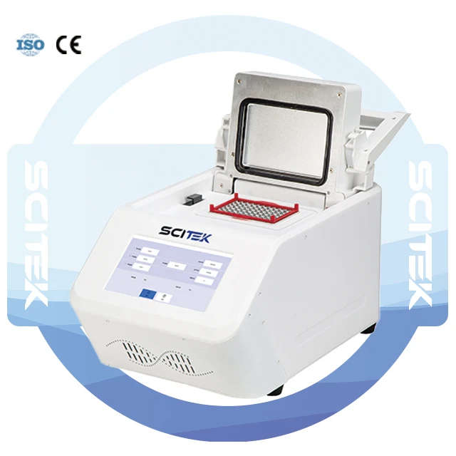 

PCR-TC2100 Маленький, простой в использовании, точный термоциклик, 96-луночный, 7-дюймовый сенсорный экран, 0–105C. Совместный на каждый день.