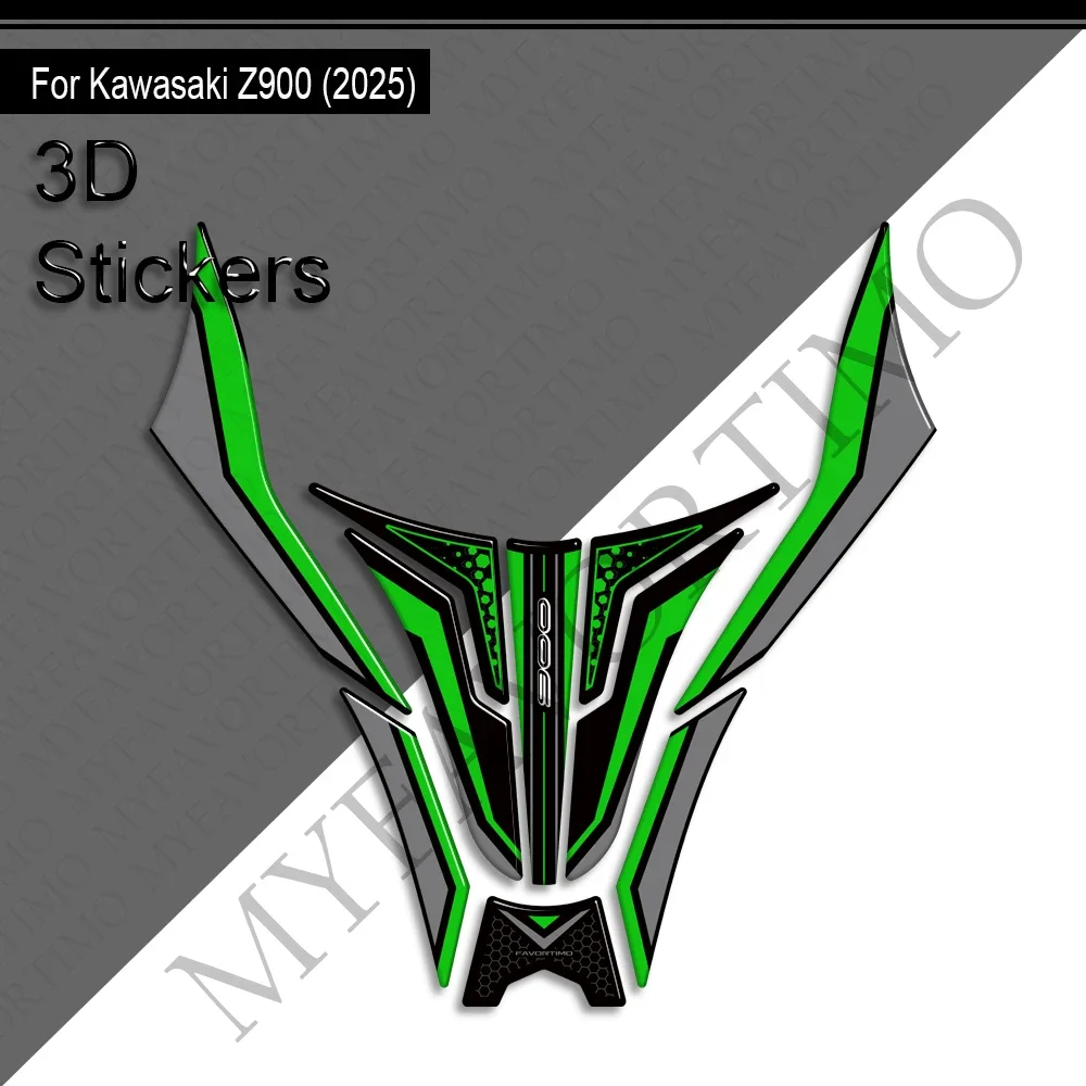 Voor Kawasaki Z900 Z900SE Motorfiets Tank Pad Gas Stookolie Cap Protector Kit Kuip Spatbord Covers Stickers Decals 2025 2026