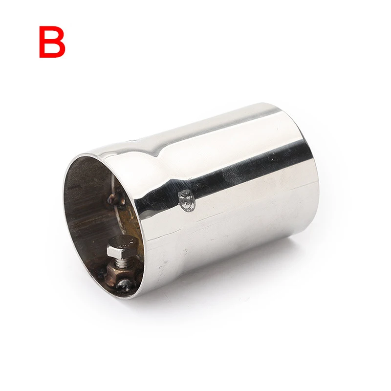 Motorcycle Tuned Exhaust Pipe Hexagonal Exhaust Pipe Muffler Universal Cannonball Tuning Muffler Back Pressure Core Fittings