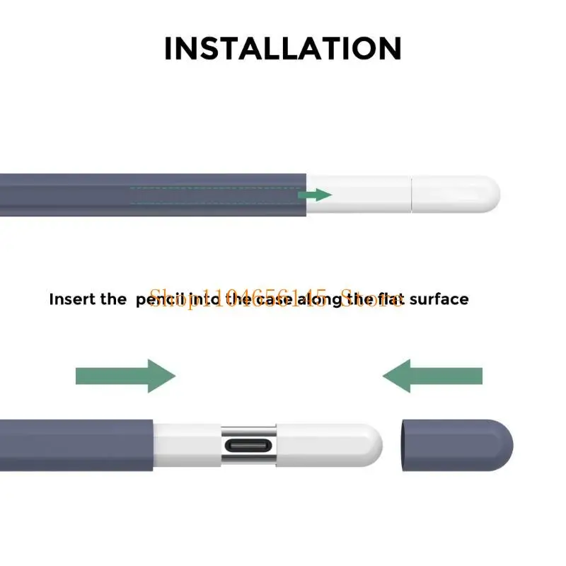 

652F Тонкий и функциональный силиконовый чехол для Pencil 3 (USB C), надежная посадка и защита от пота