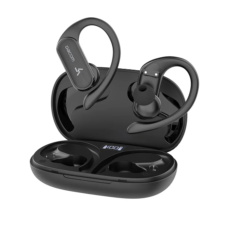 DACOM Wireless Headphones Deep Bass Bluetooth Earbuds TWS 360° ACS Stereo True Wireless Earphones for Sports Waterproof Headsets