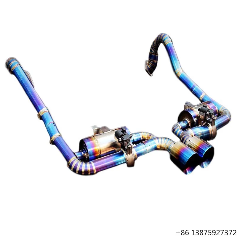 

Factory Price Titanium Racing Exhaust Pipe for 718 Boxster/2.0t 2016-2023 Catback Exhaust With Electronic Valve