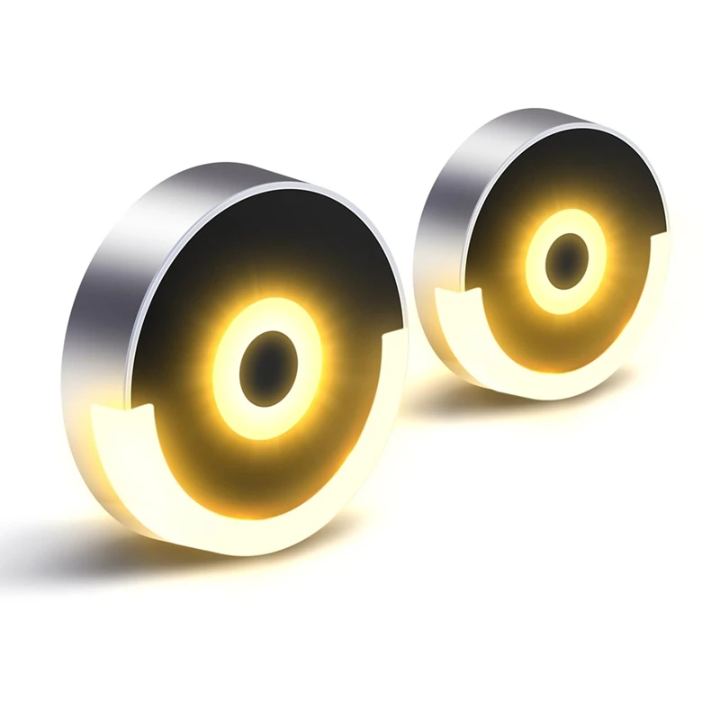 Hot SV-portemonnee licht, dames handtas LED-licht, oplaadbare tasverlichting, verpleegster badge clip licht, compact en handig (2 stuks)