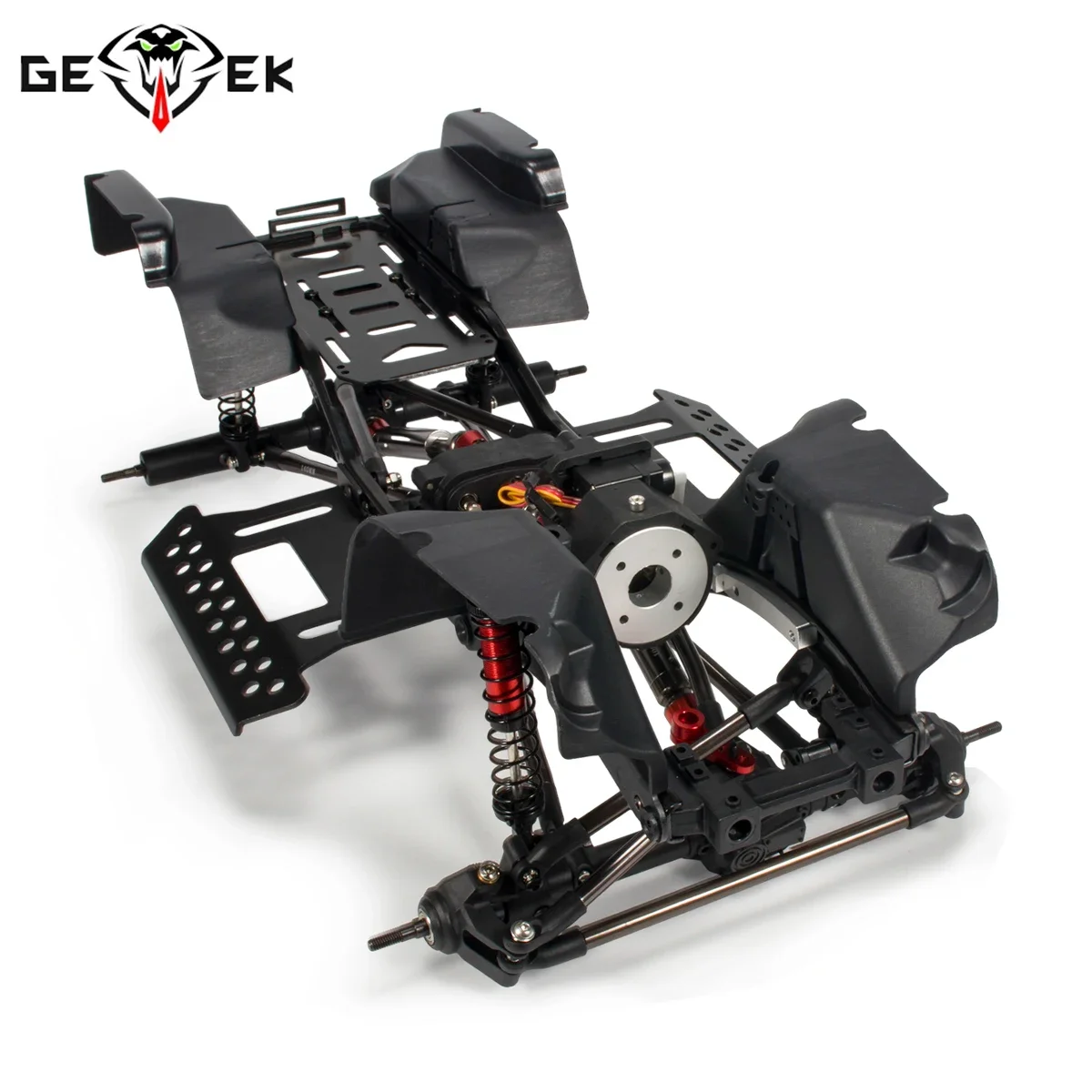 Zestaw podwozia 1/10 gąsienica RC z przekładnia planetarna 2 prędkość transmisji nadkola z suwakiem skalnym na 313mm rozstaw osi Wrangler Body