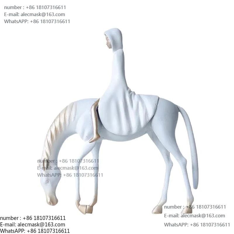 

Modern light luxury desert princess horse animal sculpture creative ornament crafts