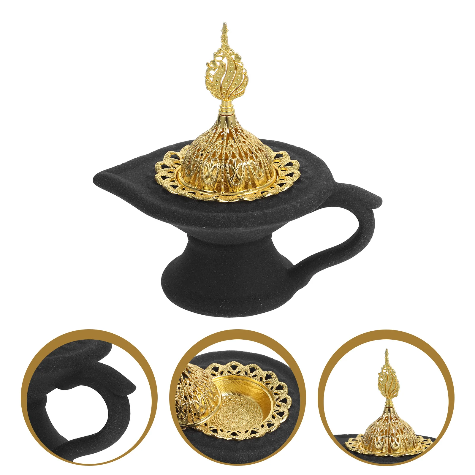 

Desktop Incense Burner Ornament Handy Censer with Stylish Design Perfect for Indoor Relaxation Aroma Therapy Home Decor Item