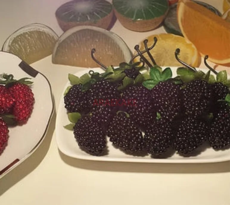 1 Uds. De mora simulada, modelo de fruta de morera, accesorios de fotografía de cine y televisión, juguetes para niños, decoraciones