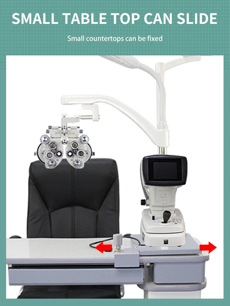 CS-600A Comprehensive Optometry Combination Electric Table and Chair Unit for Ophthalmic Instruments and Medical Equipment