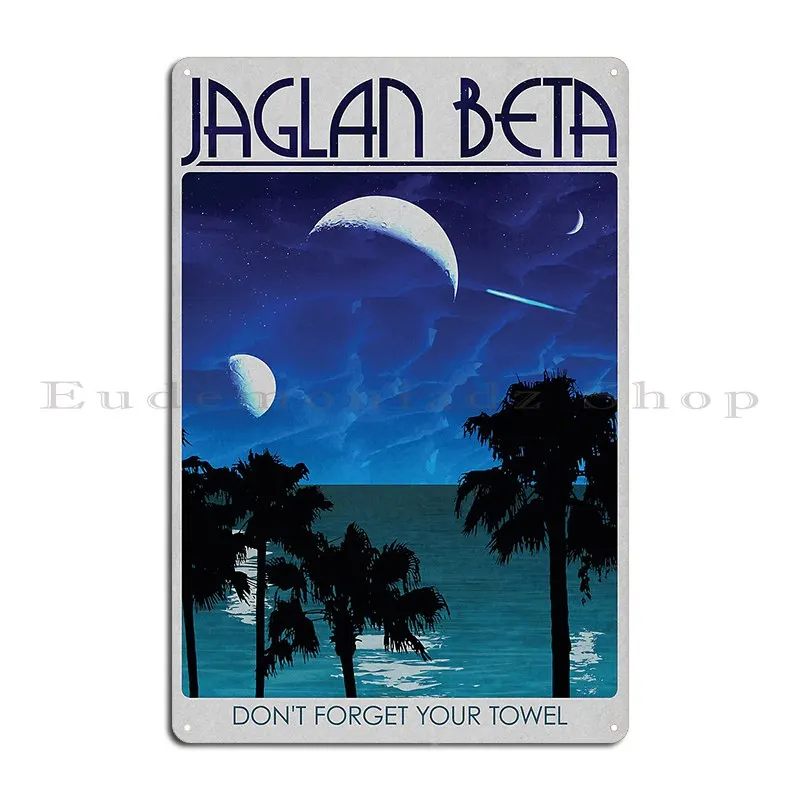 Jaglan Beta Travel Poster Metal Plaque Poster Wall Pub Cave Designing Garage Create Tin Sign Poster