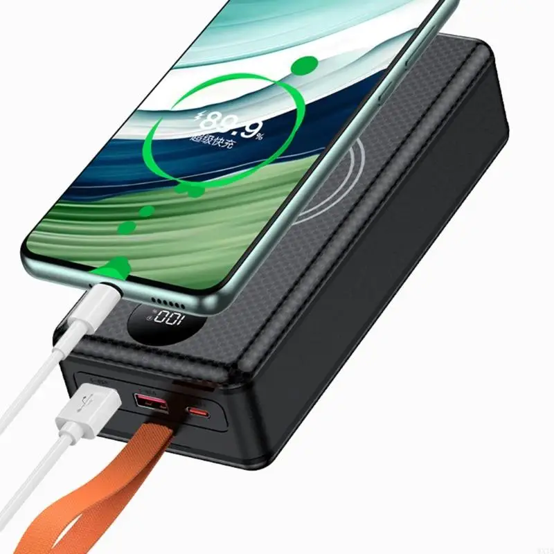 16 Slots Battery Case for 21700 Batteries Power Charing Featuring LED Camping Lamp and Protections No Welding Required 