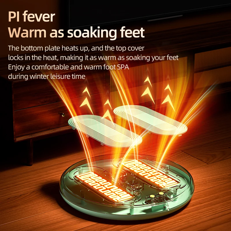 Xiaomi 2 in 1 Foot Massage Heating Foot Warmer Winter Gift Home Office Desk Quick Heating Energy Saving Foot Electric Heater