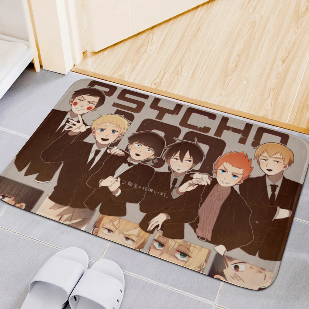 

Home Carpet Rug Bathroom Hot-Anime-Mob-Psycho-100 Mat Retro Multiple Choice Living Room Kitchen Non-Slip