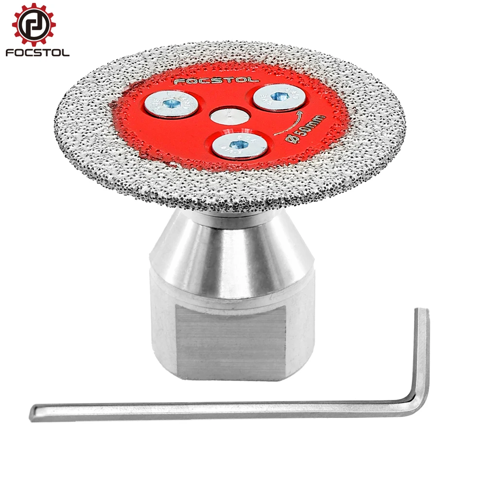 FOCSTOL Diamond Cutting Disc 30-50mm for Jade Crystal Tile Marble Saw Blade Brazed Glass Engraving Glass Mini Saw Blade - Image 4