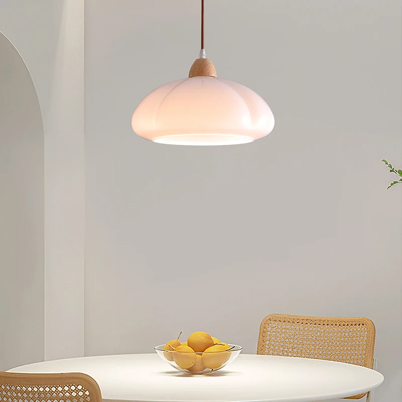 french-cream-style-vintag-pumpkin-lantern-restaurant-pendant-bauhaus-vintage-solid-wood-glass-pendant-and-bedroom-ligthing-lamp