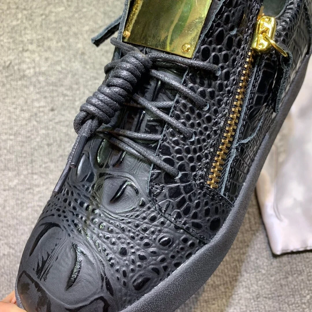 Top Quality Casual Sneakers for Men Brand Designer Women Tennis shoes Luxury Genuine Leather GZ Loafers Sports shoes 35-48 G0637