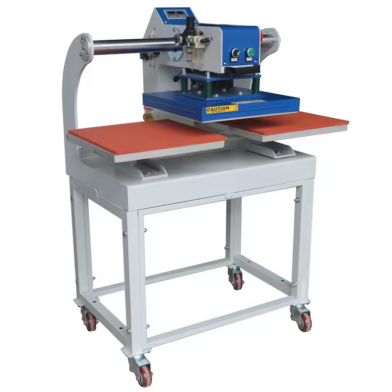 

Hot Press Machine 40*60 Double Station Pneumatic Heat Press Machine Semi-Automatic Machine