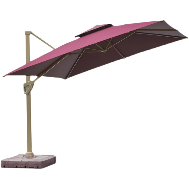 Solar Warm Light Outdoor Parasol