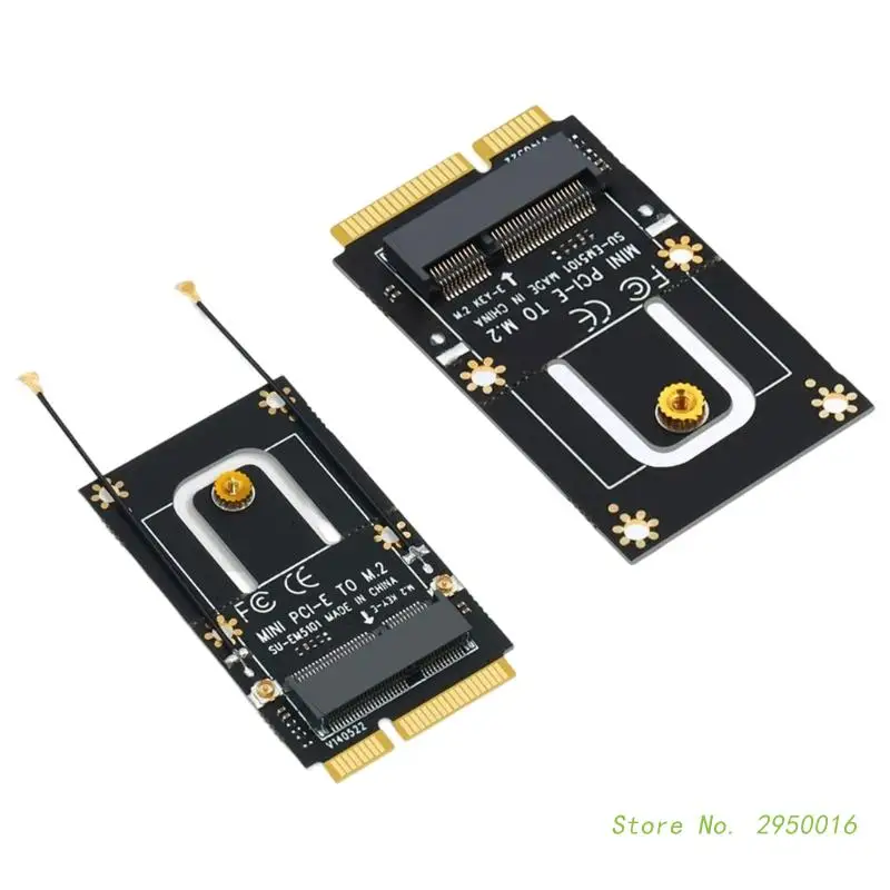 

NGFF M2 to Mini PCIE Adapter Mini PCIe to M2 NGFF Wireless Module Adapter Bluetooth-compatible Wireless Card High Speed