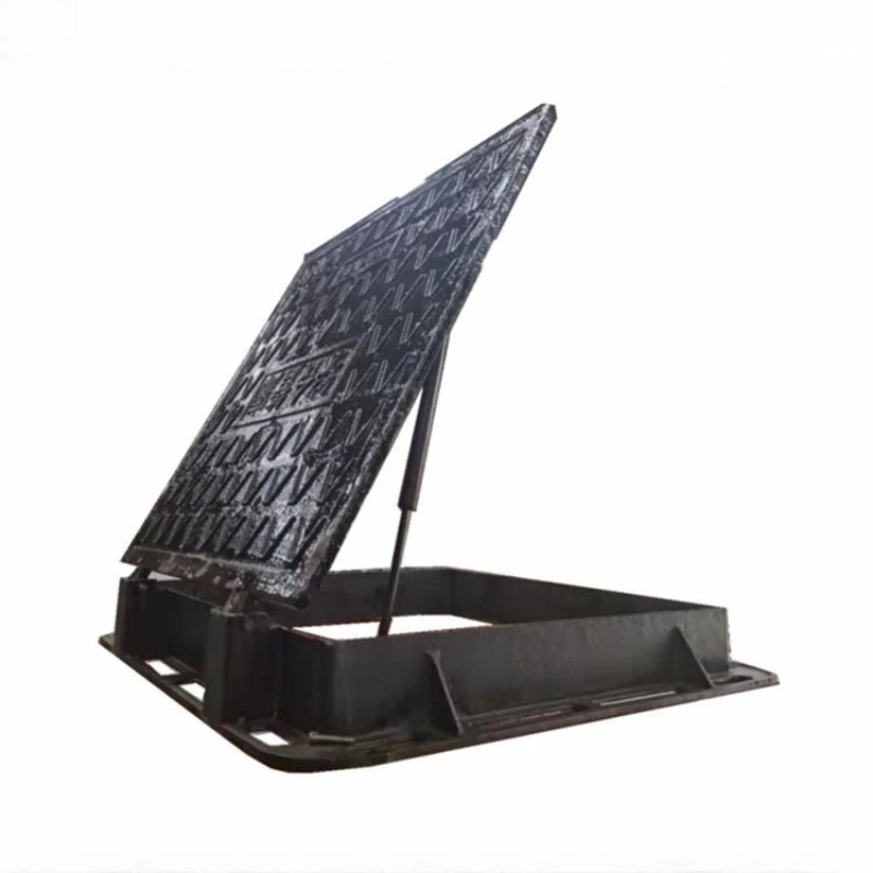 

Integrated pipe gallery manual power hydraulic manhole cover, fire and anti-theft power cover
