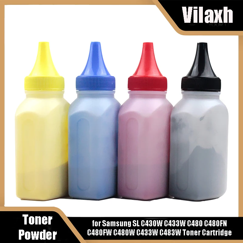 Vilaxh CLT-K404S CLT-404 CLT 404 Toner Powder for Samsung SL C430W C433W C480 C480FN C480FW C480W C433W C483W Toner Cartridge