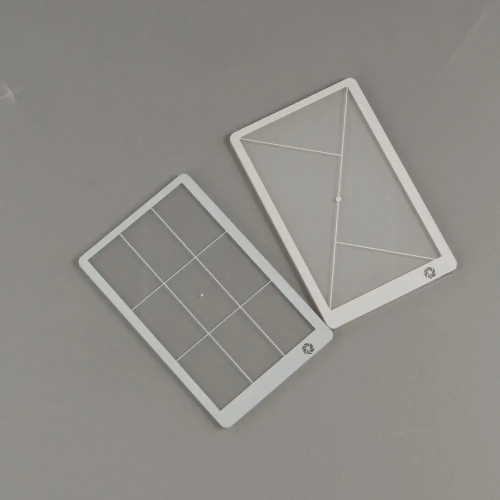 Sketch Artist Transparent Viewfinder Ruler Composition Drawing Golden Ratio Ruler Acrylic Clear Fibonacci Viewer Art Tool