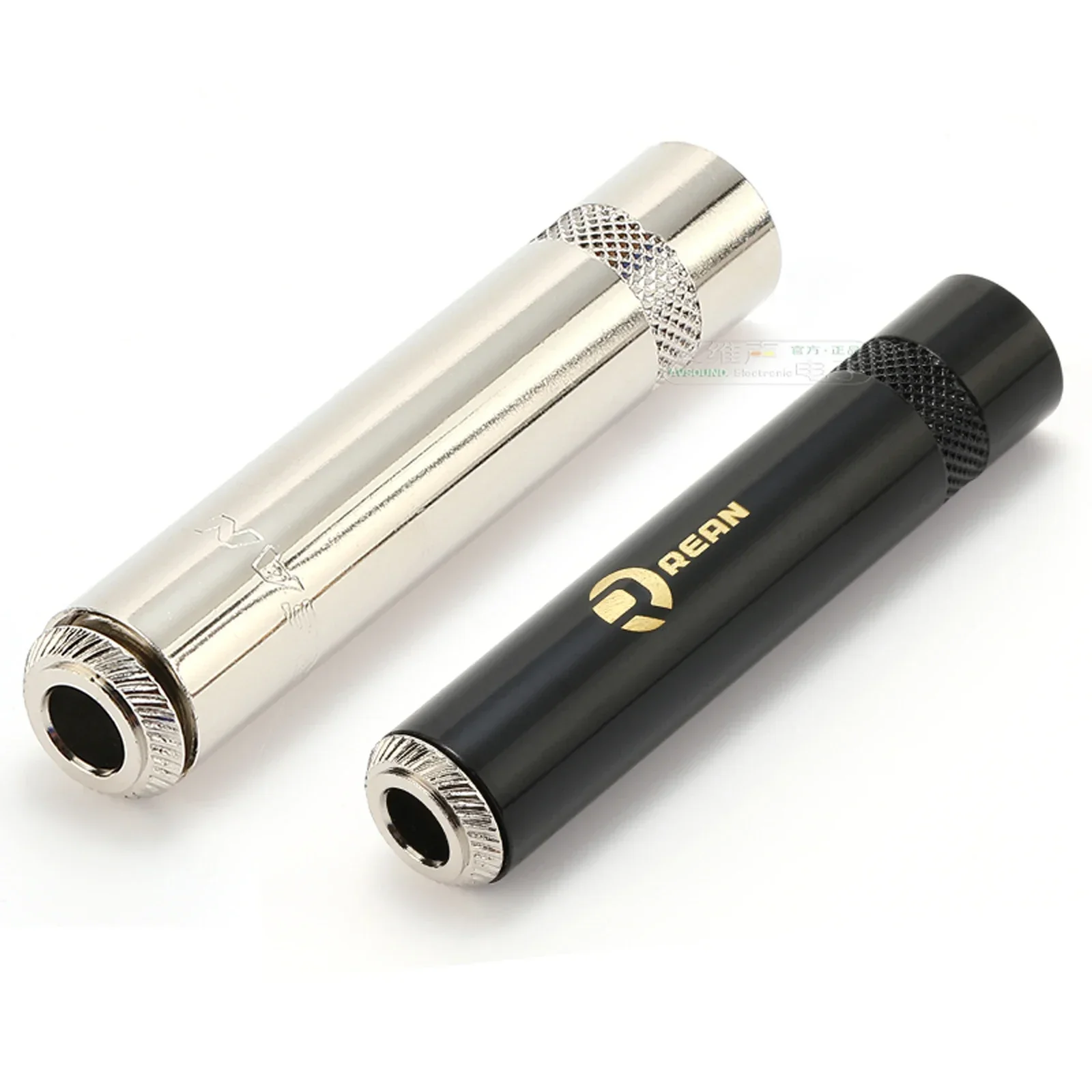 Neutrik's REAN 6.35mm 2 3 pólo plugue estéreo banhado a ouro 1/4 mono mono mono fone de ouvido microfone de áudio solda trs alto-falante guitarra canal duplo ts conector