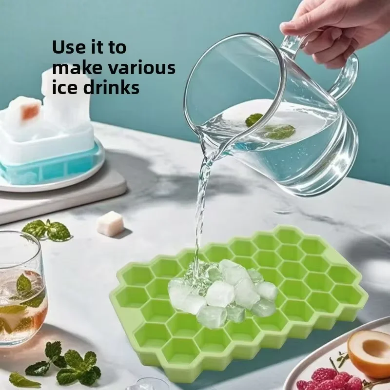 37-compartment silicone meatball molds and LIDS, honeycomb fish balls, beef ball molds, meat tools, kitchen accessories