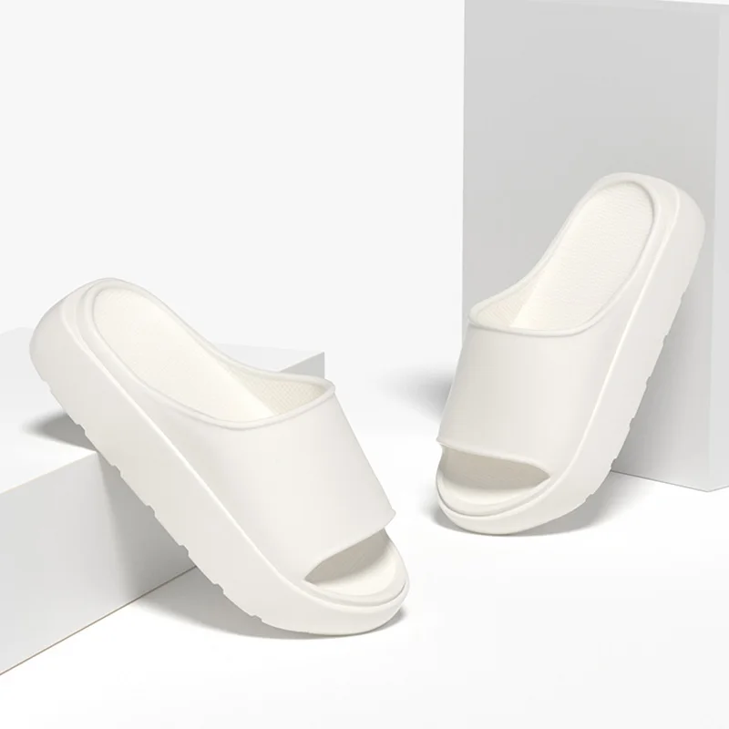 Summer Beach Thick Sole EVA Slippers Women Thick Platform Indoor Home Slides Woman Lightweight Non Slip Bathroom Flip Flops image 5