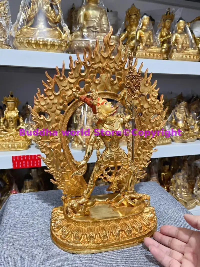 Asia Buddhism Tibet Buddha statue Wisdom Compassion Goddess dakini Vajrayogini gilding Effective protection large