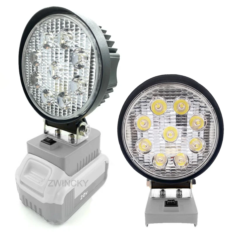 

Cordless LED Work Light For Dewalt 18V 20V Li-Ion Battery, tool light indoor and outdoor light Portable Emergency Flood Lamp