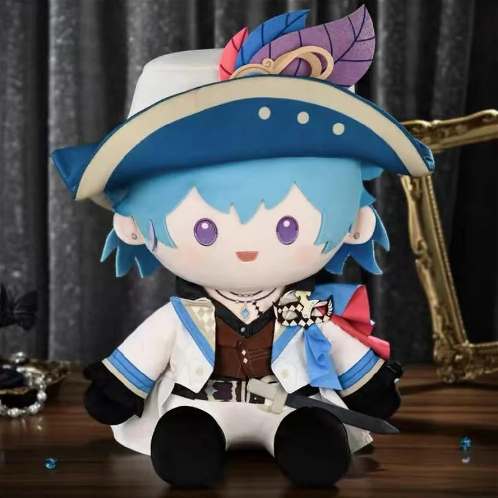 공식 게임 Wuthering Waves Carlotta Phoebe Brant Rover 플러시 40cm 인형 인형 장난감 플러시 앉아 바디 코스프레 오리지널