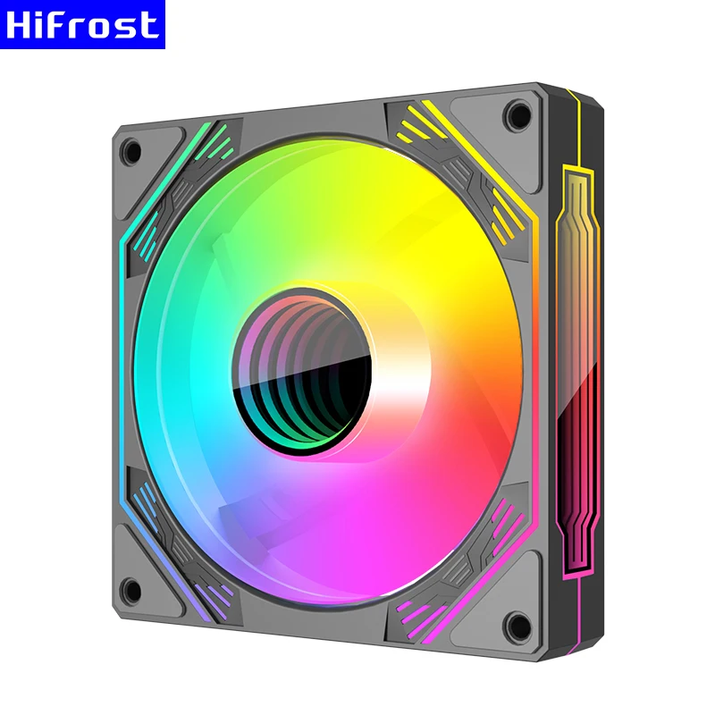 120mm Chassis Fans 1800 RPM 5V 3Pin ARGB 12V 4PIN PWM Addressable RGB Case Fan Multifaceted Infinity Mirror ARGB Light Effect