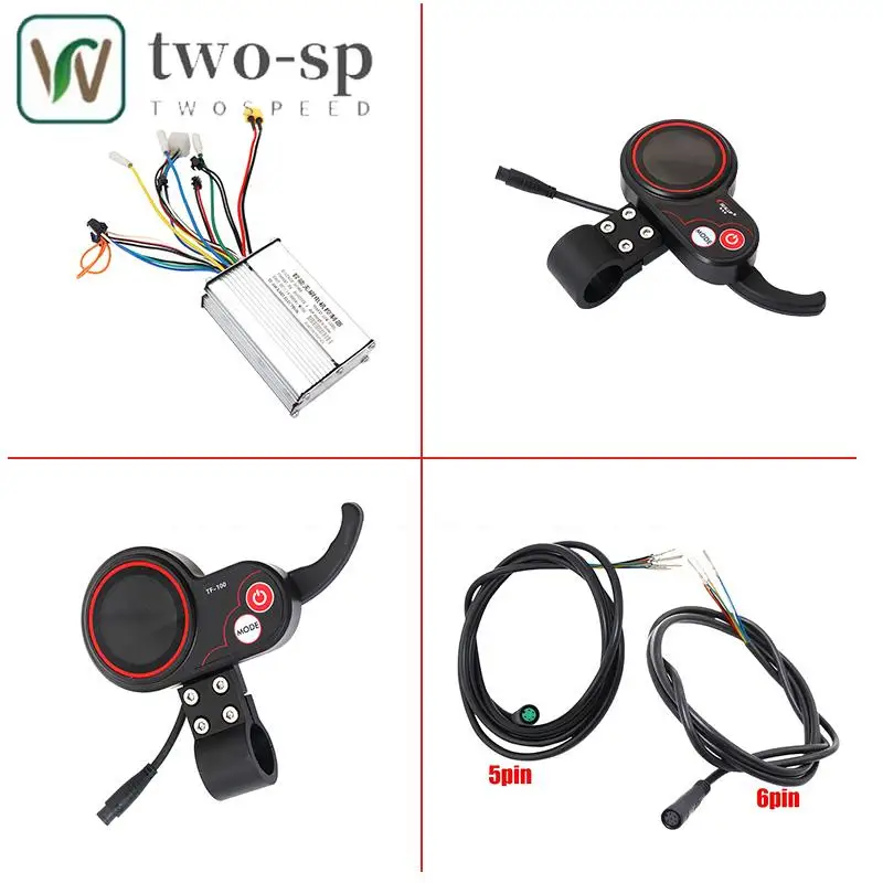 

ДЛЯ 36 В 16 А 48 В 20 А бесщеточный контроллер двигателя TF-100 ЖК-дисплей для Kugoo M4 электрический скутер модификация велосипеда