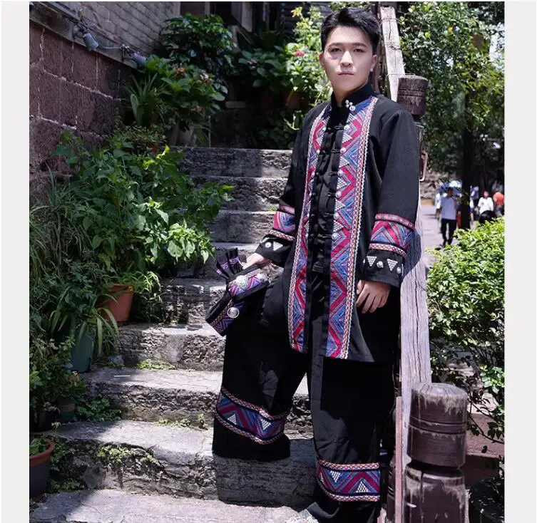 Zhuang Clothing Men's Guangxi Ethnic Minority Clothing