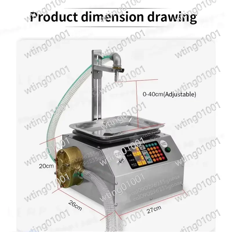 for CSY-L15 Flow Weighing Type Fully Automatic Dispensing Filling Machine for Honey Sesame Sauce Edible Oil Glue Viscous
