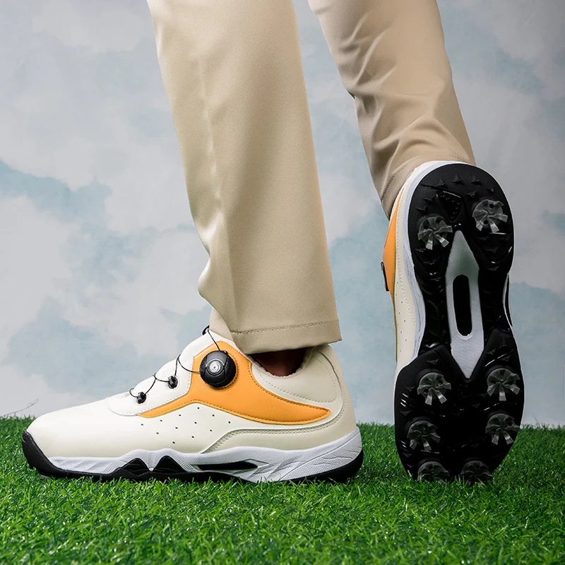 

Уличная обувь для гольфа на лужайке, мужские профессиональные мужские кроссовки для гольфа, противоскользящая тренировочная обувь для гольфа для мужчин, молодежная спортивная обувь для мужчин