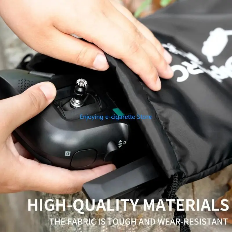 Weiche Samt FPV Brille Tragetasche Schnell Zugriff Kordelzug Leichte Reise Handtasche Drohnen Körper Fernbedienung Y4QF – Detail 4