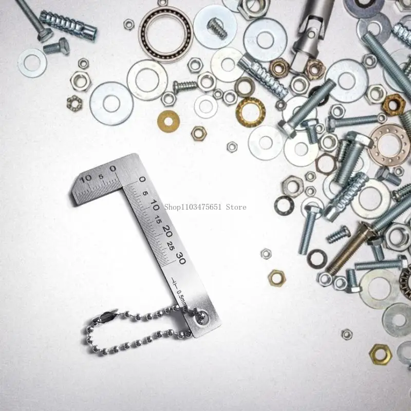 ガラス加工機械製造用0-30mmステンレス面取りゲージ