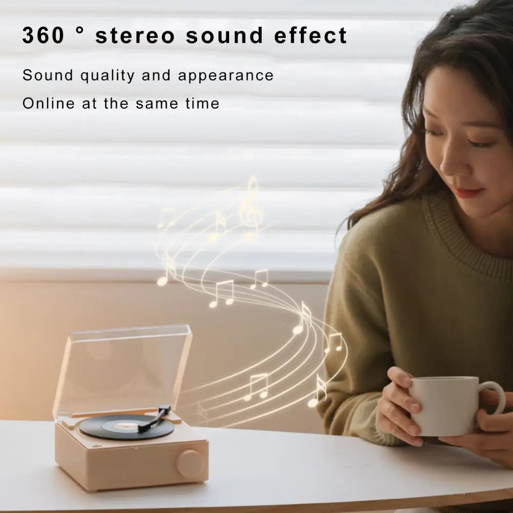 1 Set Drahtlose Lautsprecher Professionelle Surround Sound Wirkung Mini Lautsprecher altmodischen Sound Box