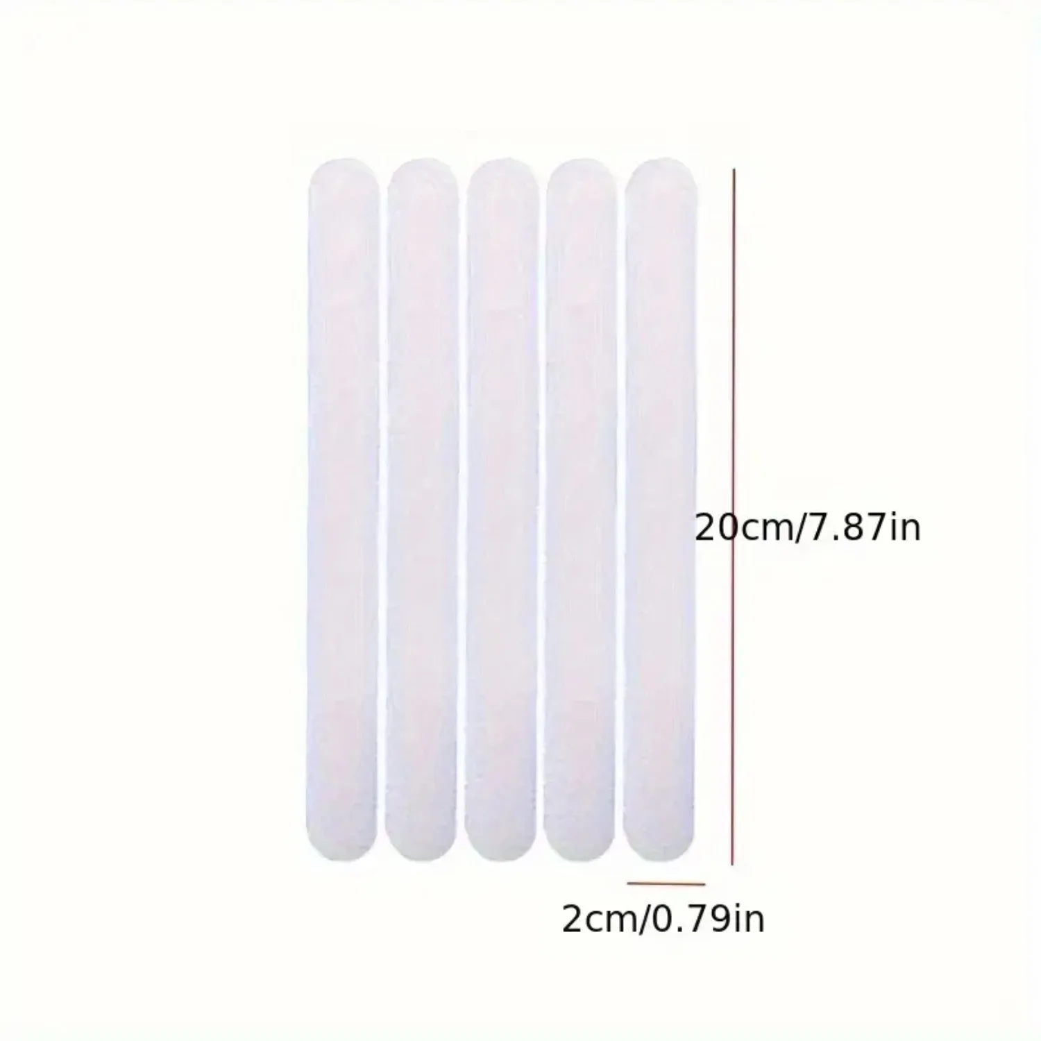 24pcs Anti Slip Strips Transparent Shower Stickers Bath Safety Strips Non Slip Strips for Bathtubs Showers Stairs Floors