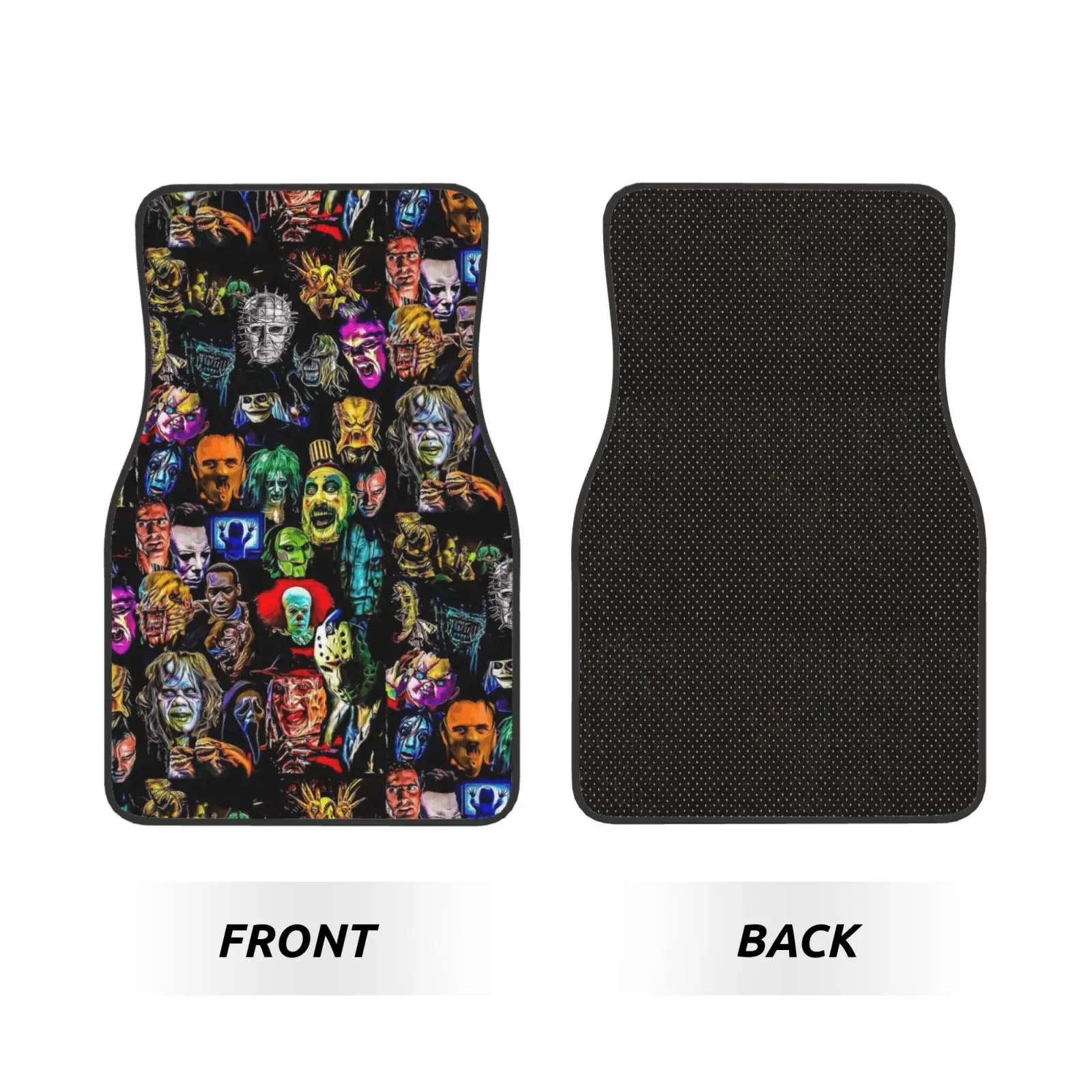 Horror Film Baddies Legends Alien Ripley Car Floor Mats Durable Car Carpet Mat 4pcs with Anti-Slip Backing Fit for SUV Trucks