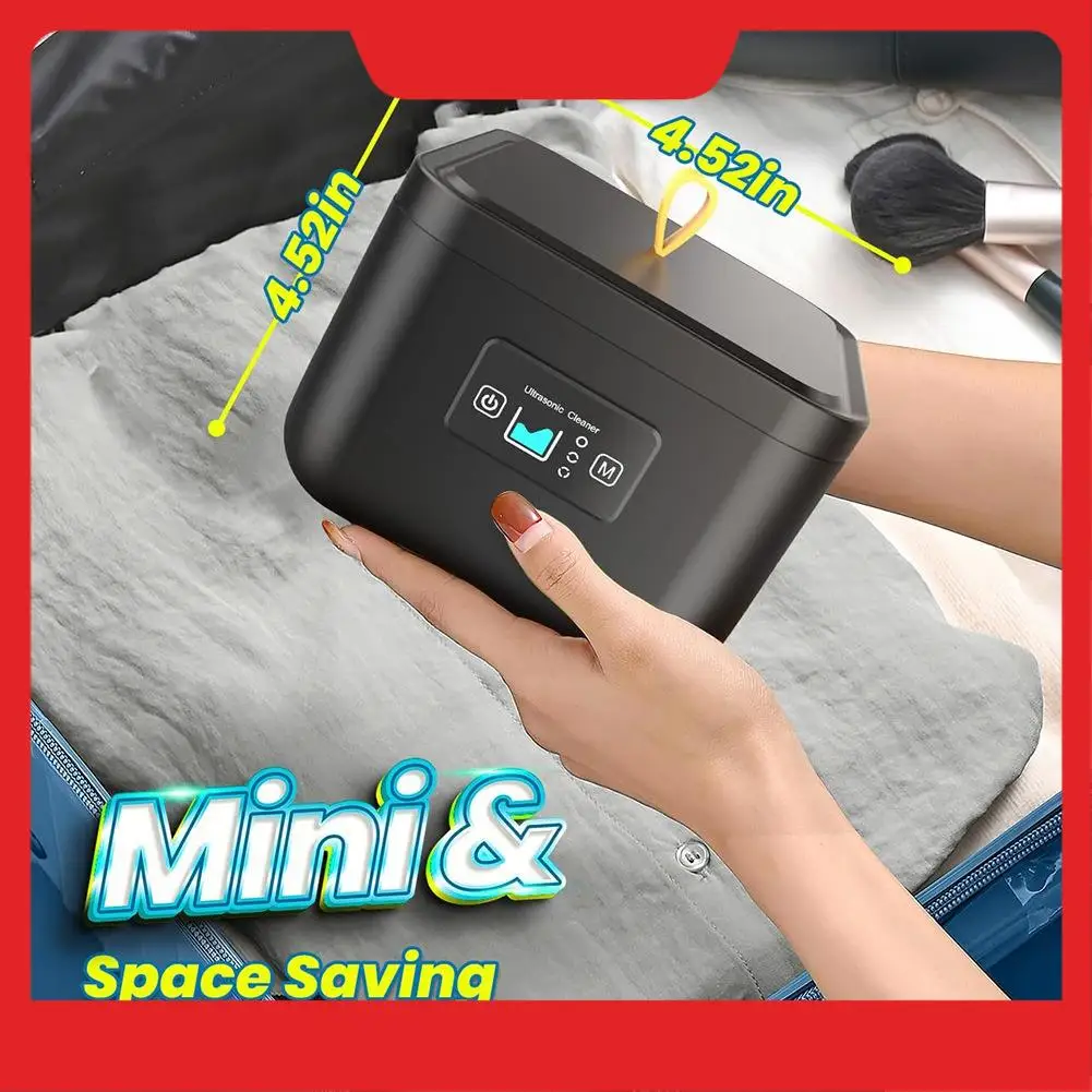 

Ultrasonic Cleaner,45Khz Cleaner Ultrasonic Machine 3 Timers,U-V Ultrasonic Fixture Cleaner For Watches-N38R